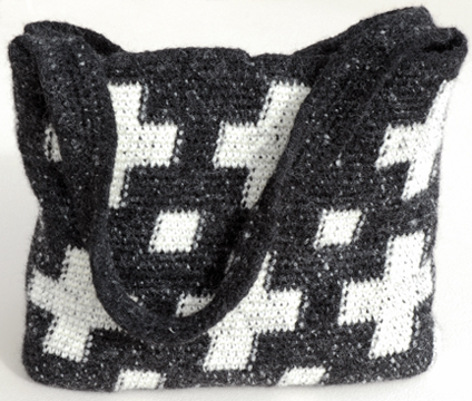 Felted Tapestry Crochet Bag