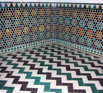 Mosaics in Alcazar Seville Spain