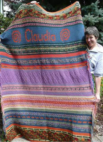 Annie crocheted this for Claudia