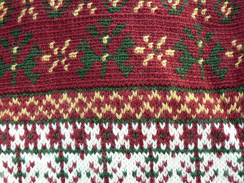 Detail of Barbro’s Korsnas Sweater