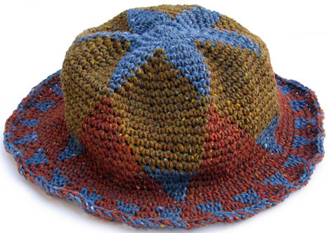 Felted Basket before felting