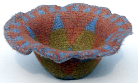 Felted Calendar Basket