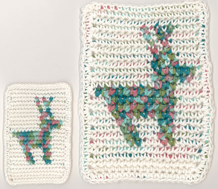 Flat Tapestry Crochet Deer
