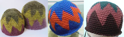 Tapestry Crochet Hats