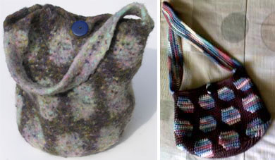Tapestry Crochet Hip Hop Bags