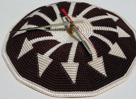 Tapestry Crochet Clock Face