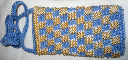 Maarit’s Bead Tapestry Crochet Cell Phone Bag