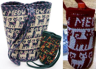 Tapestry Crochet Cat’s Meow Purses