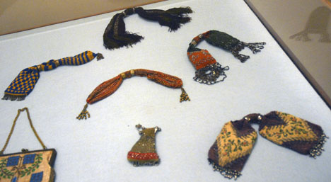 Miser Purses in the Costume Gallery of the Pitti Palace in Florence