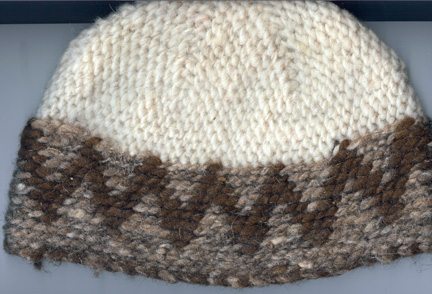 Slip stitched hat from Morocco