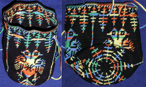 Siglinde’s 2007 tapestry crochet bag