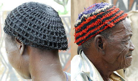 Crochet Hats in Sirigu, Ghana