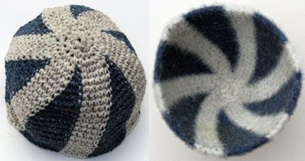 Striped Tapestry Crochet Hat