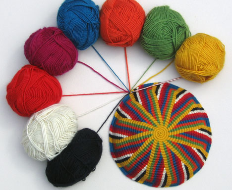 Beautiful Tapestry Crochet Basket