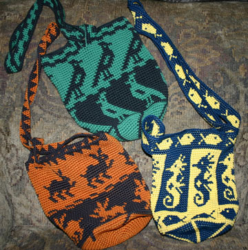 Tapestry Crochet Bags