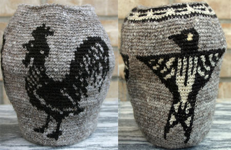 Shaped Tapestry Crochet Baskets