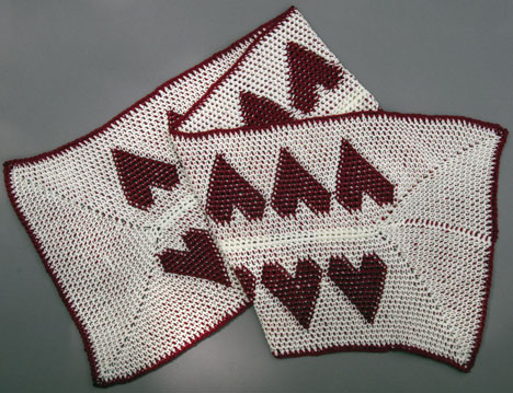 Tapestry Crochet Heart Prayer Shawl