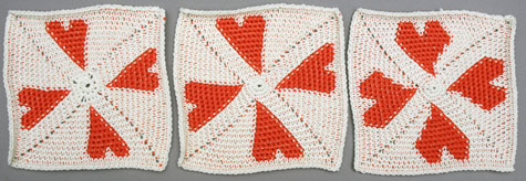 Tapestry Crochet Heart Block