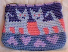 Tapestry Crochet Coin Purse