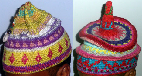 Wanda’s tapestry crochet hats