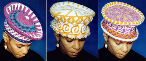 Wanda’s tapestry crochet hats