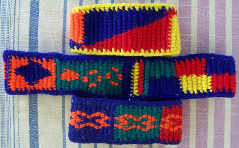 Bernat: Pattern Detail - Alpaca - Wrist Warmers (knit)